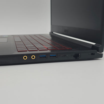 MSI Thin GF63, RTX 3050, Intel Core i5-12450H, 16GB DDR4, 1TB NVMe, 15.6" FHD 144Hz, Windows Gaming Laptop
