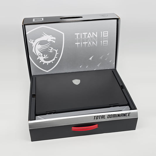 MSI Titan 18 HX AI, RTX 5090, Intel Ultra 9 285HX, 64GB RAM, 6TB NVMe, UHD+ MiniLED 120Hz Gaming Laptop