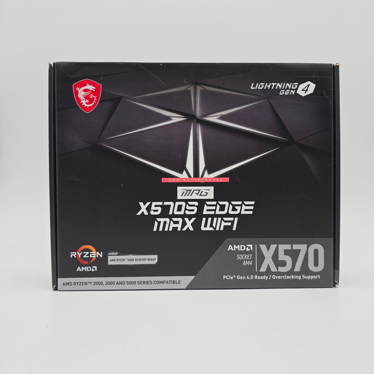 MSI X570S Edge Max WiFi, AMD AM4 Socket, ATX Gaming Motherboard