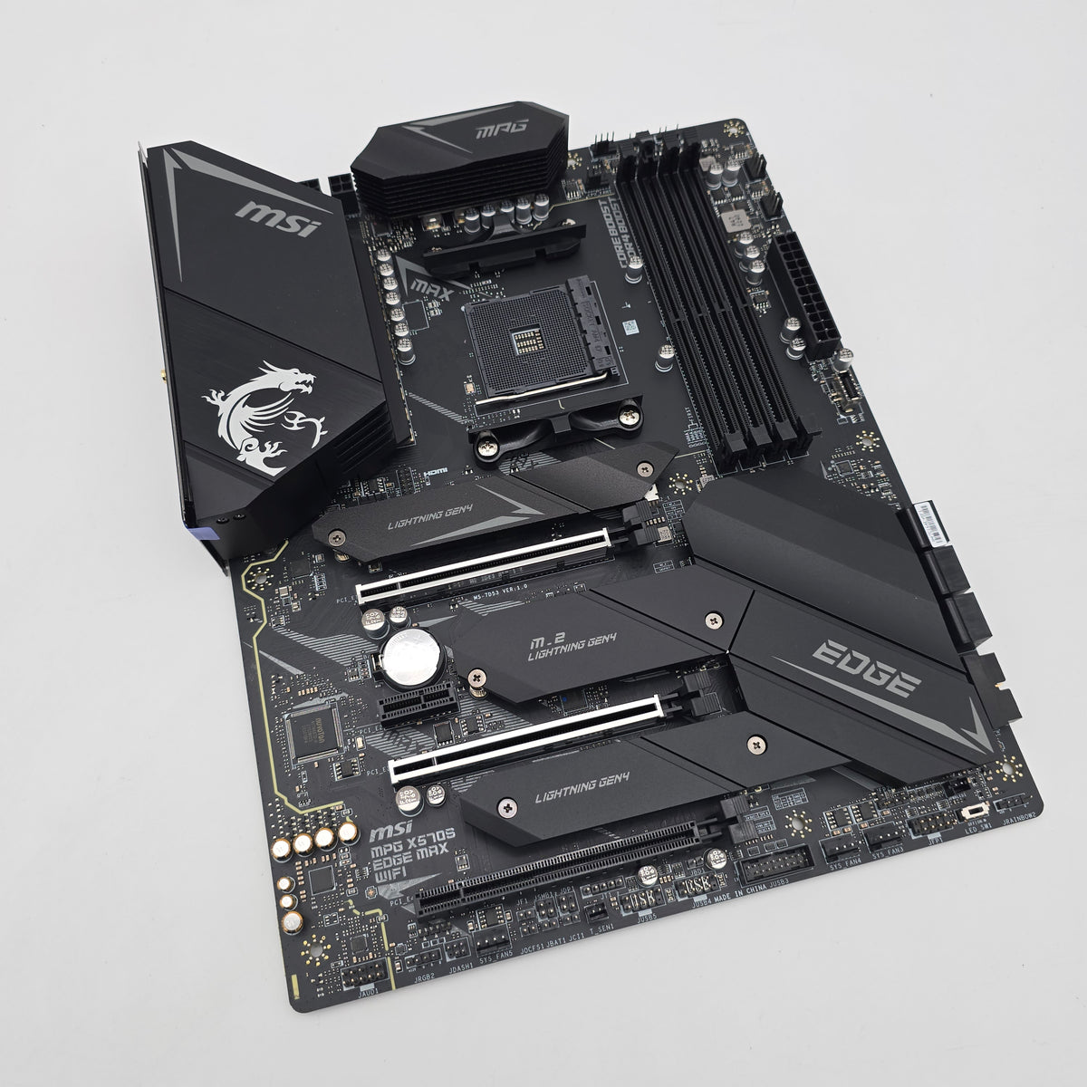 MSI X570S Edge Max WiFi, AMD AM4 Socket, ATX Gaming Motherboard
