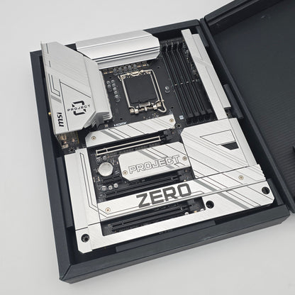 MSI Z790 Project Zero, Intel Socket LGA 1700, ATX Desktop Gaming Motherboard