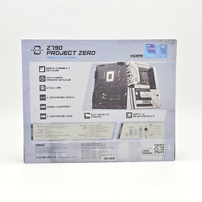 MSI Z790 Project Zero, Intel Socket LGA 1700, ATX Desktop Gaming Motherboard
