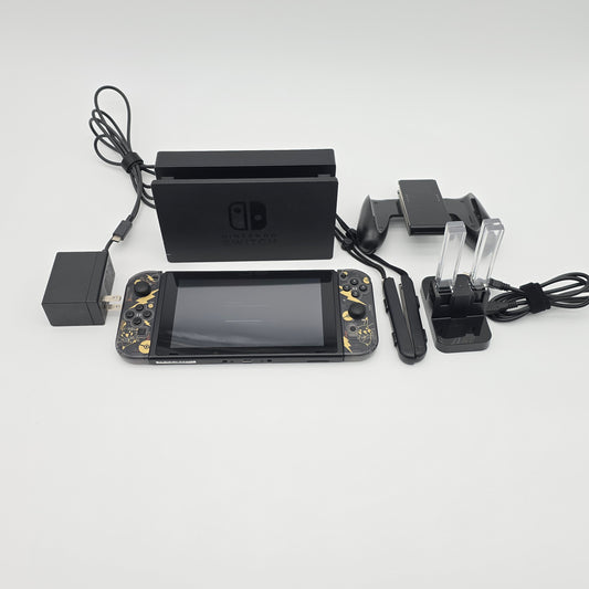Nintendo Switch LCD HAC-001(-01) Game Console w/ Pikachu Reshell Joycons