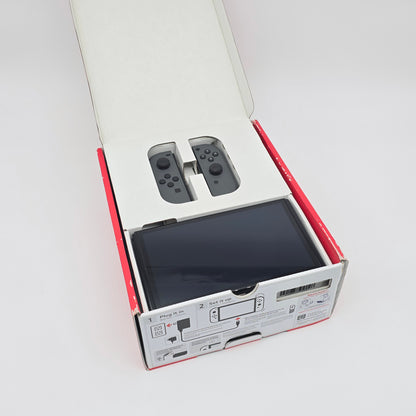 Nintendo Switch OLED White Edition w/ Gray Joycons
