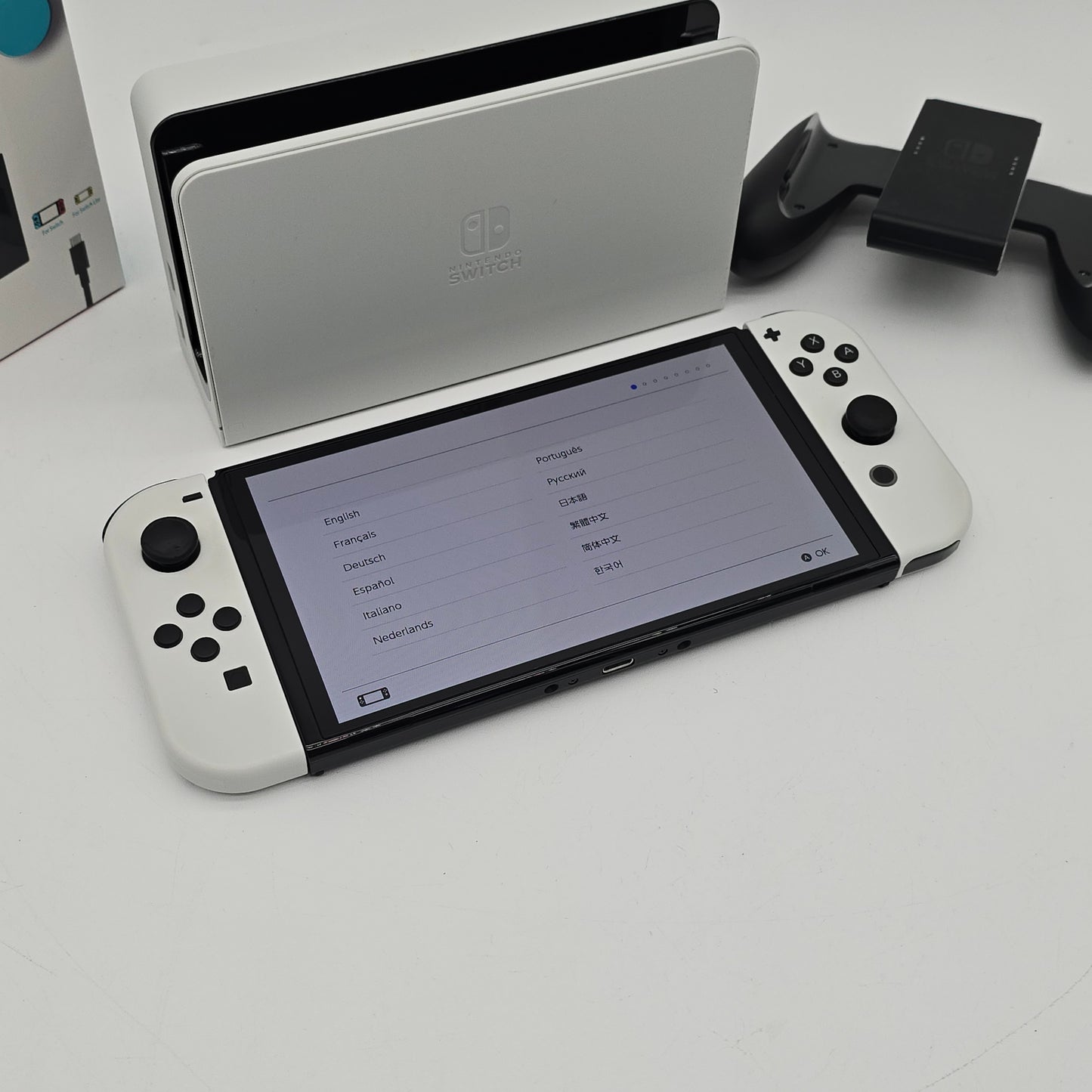 Nintendo Switch OLED White Gaming Console