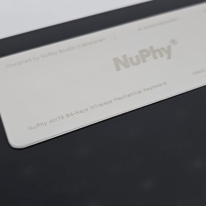 NuPhy Air75 Wireless RGB Mechanical Gaming Keyboard, 84-Key, Brown Switches