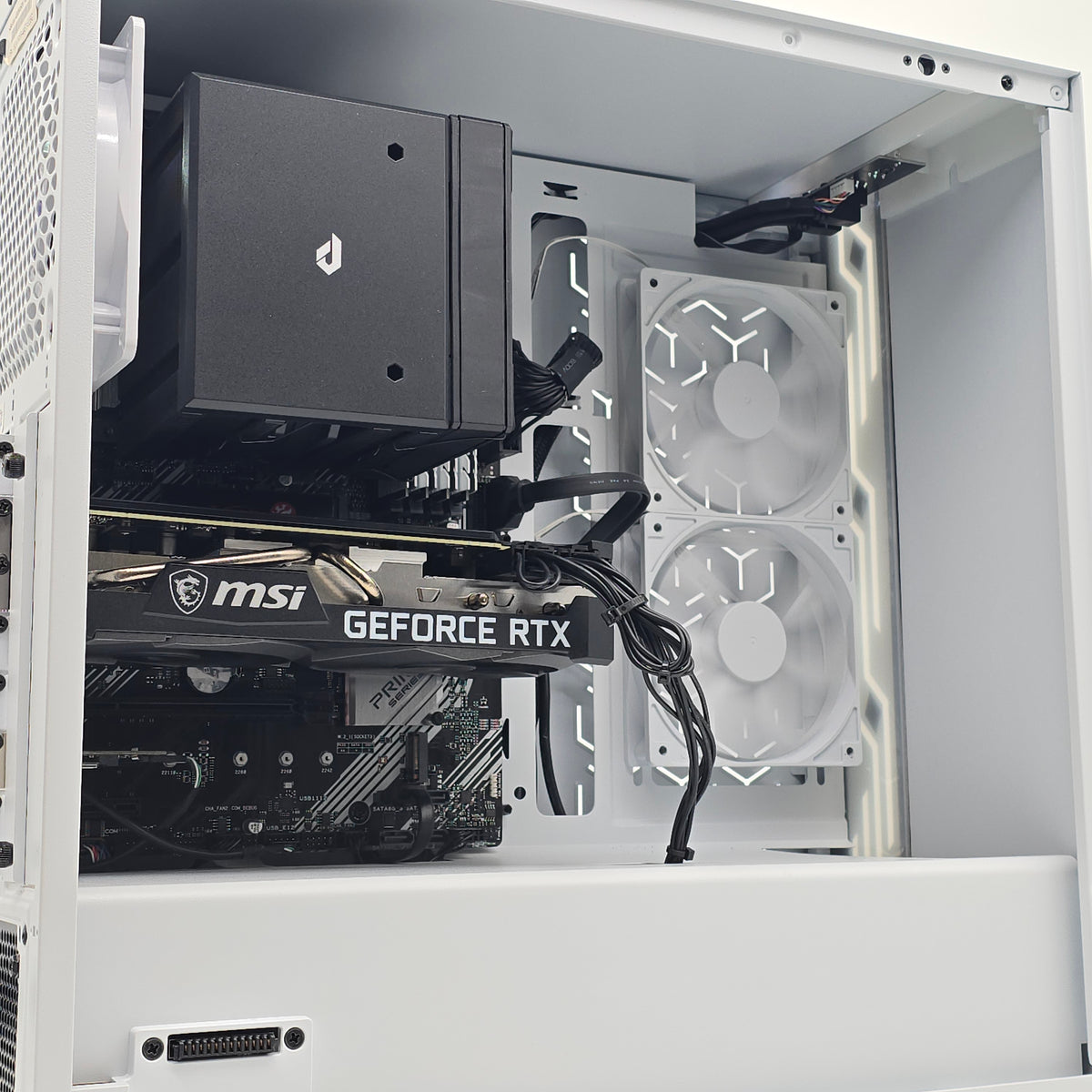 NVIDIA RTX 3070, Intel i7-10700KF, 1.5TB, 32GB RAM, White Gaming PC