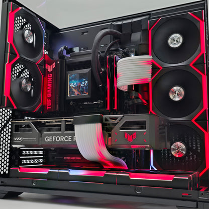 RTX 5070 Ti, Ryzen 7 9800X3D, 32GB DDR5, 2TB NVMe, Custom Liquid Cooled Lian Li ASUS TUF Gaming PC