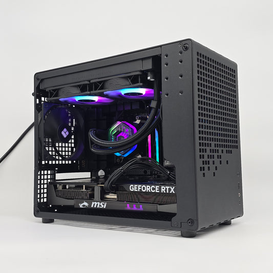 RTX 5080, 9800X3D, 64GB DDR5, 2TB NVMe, Custom Liquid Cooled Mini-ITX Gaming PC