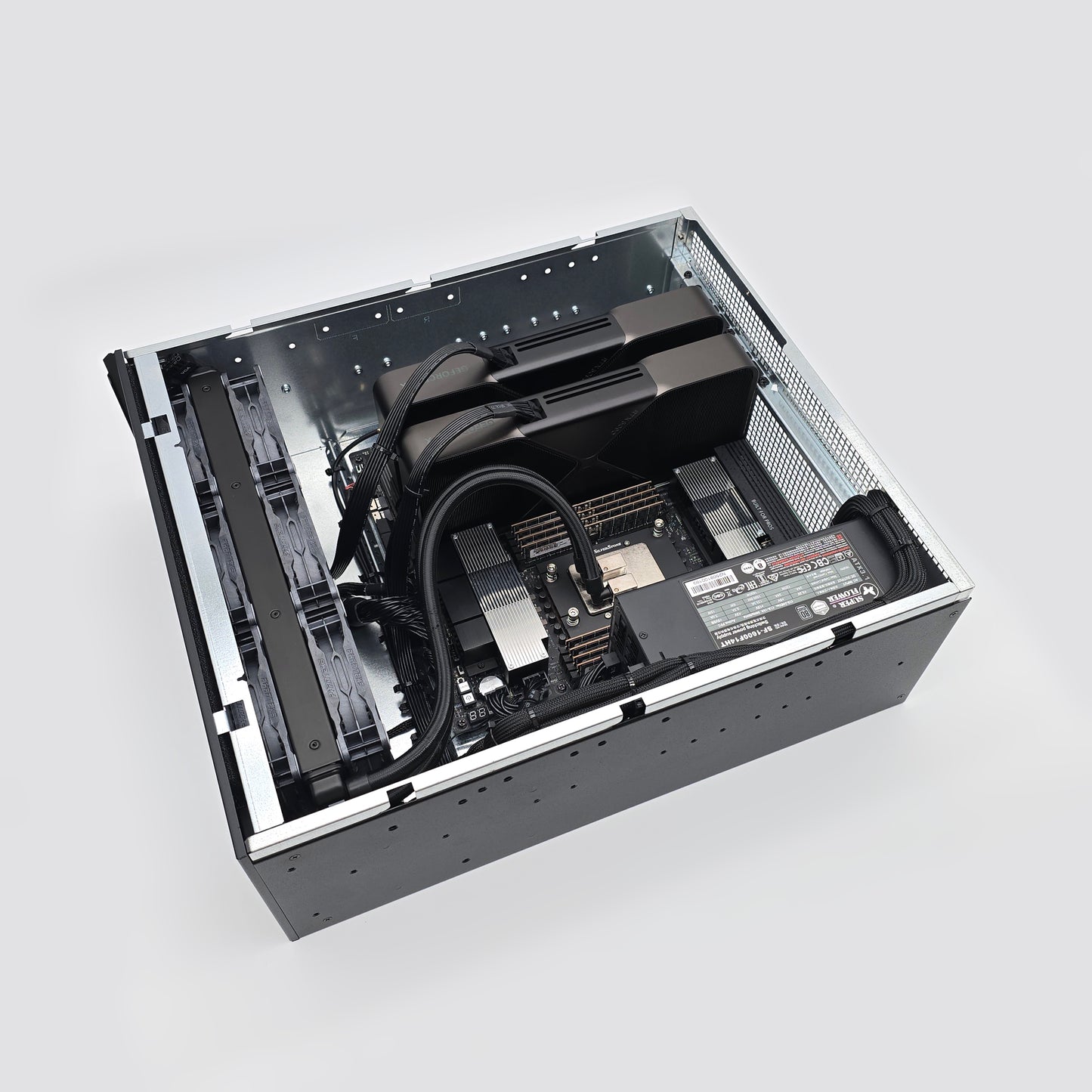 2x RTX 5090, AMD Ryzen Threadripper PRO 9975WX, 256GB DDR5 RAM, Custom High End Liquid Cooled AMD/NVIDIA Workstation PC for AI, LLM, ML