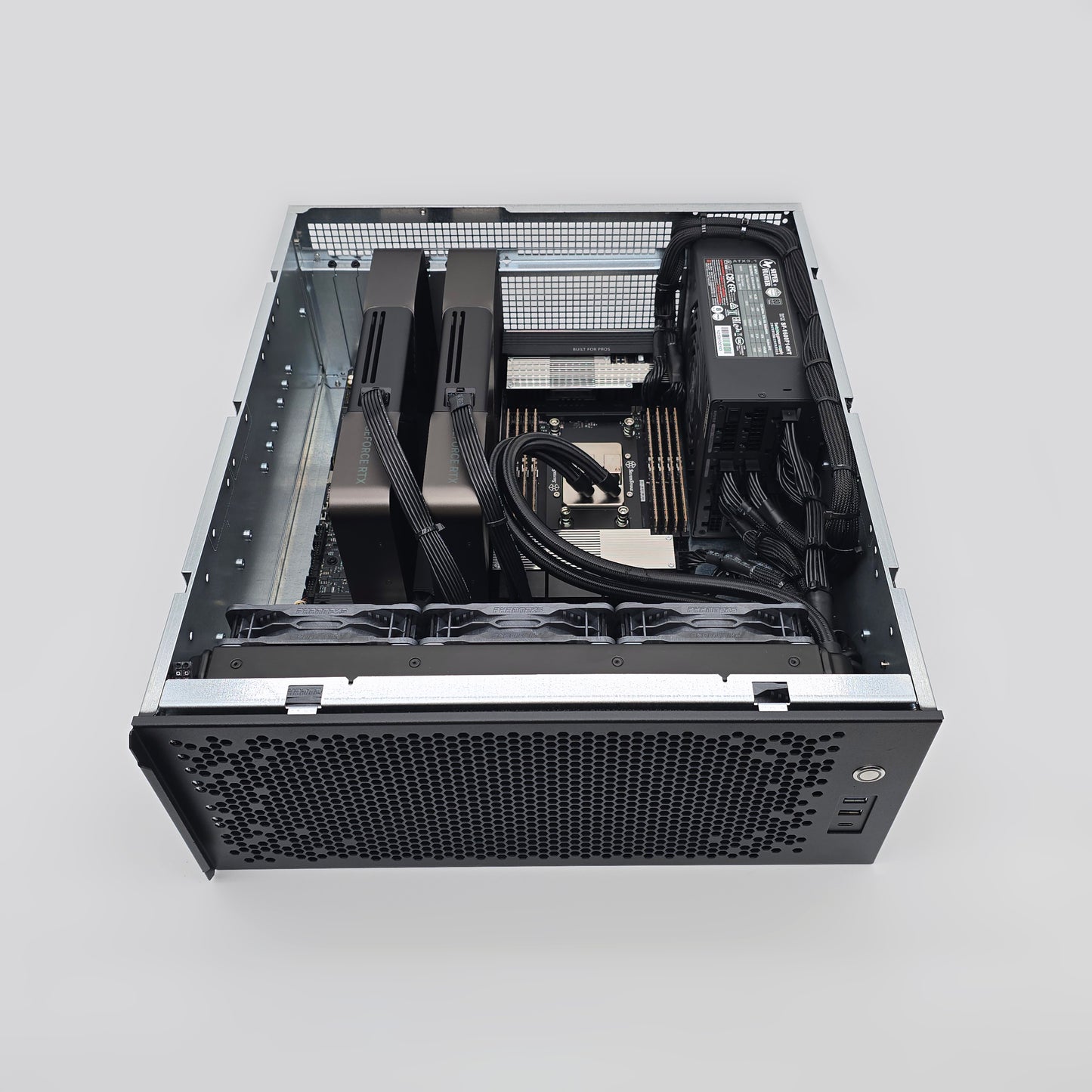 2x RTX 5090, AMD Ryzen Threadripper PRO 9975WX, 256GB DDR5 RAM, Custom High End Liquid Cooled AMD/NVIDIA Workstation PC for AI, LLM, ML