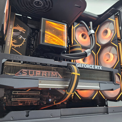 RTX 5090, Intel Ultra 9 285K, 8TB SSD, 48GB 8800MHz RAM, Custom Liquid Cooled Hyte X50 Gaming PC