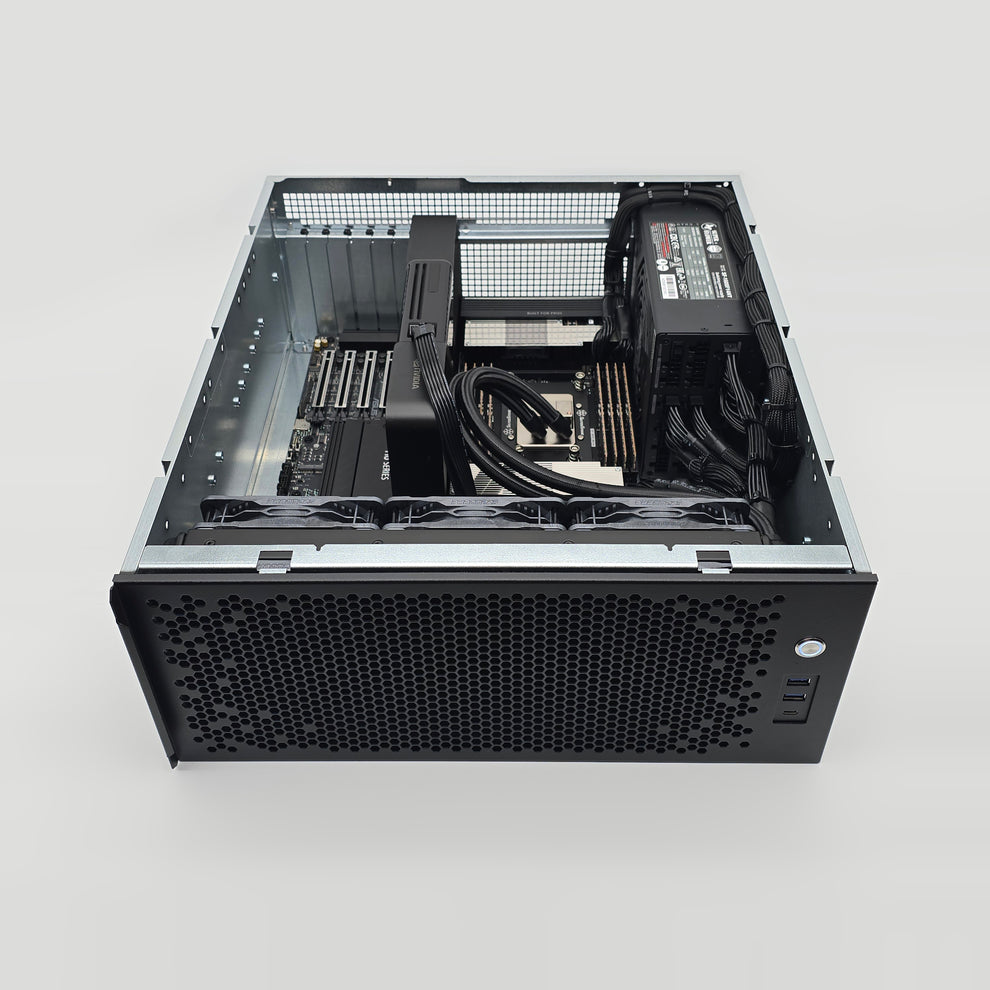 Blackwell Rack Design RTX PRO 6000 Blackwell 96GB, Threadripper Pro 9995WX, 512GB DDR5, Cust ...