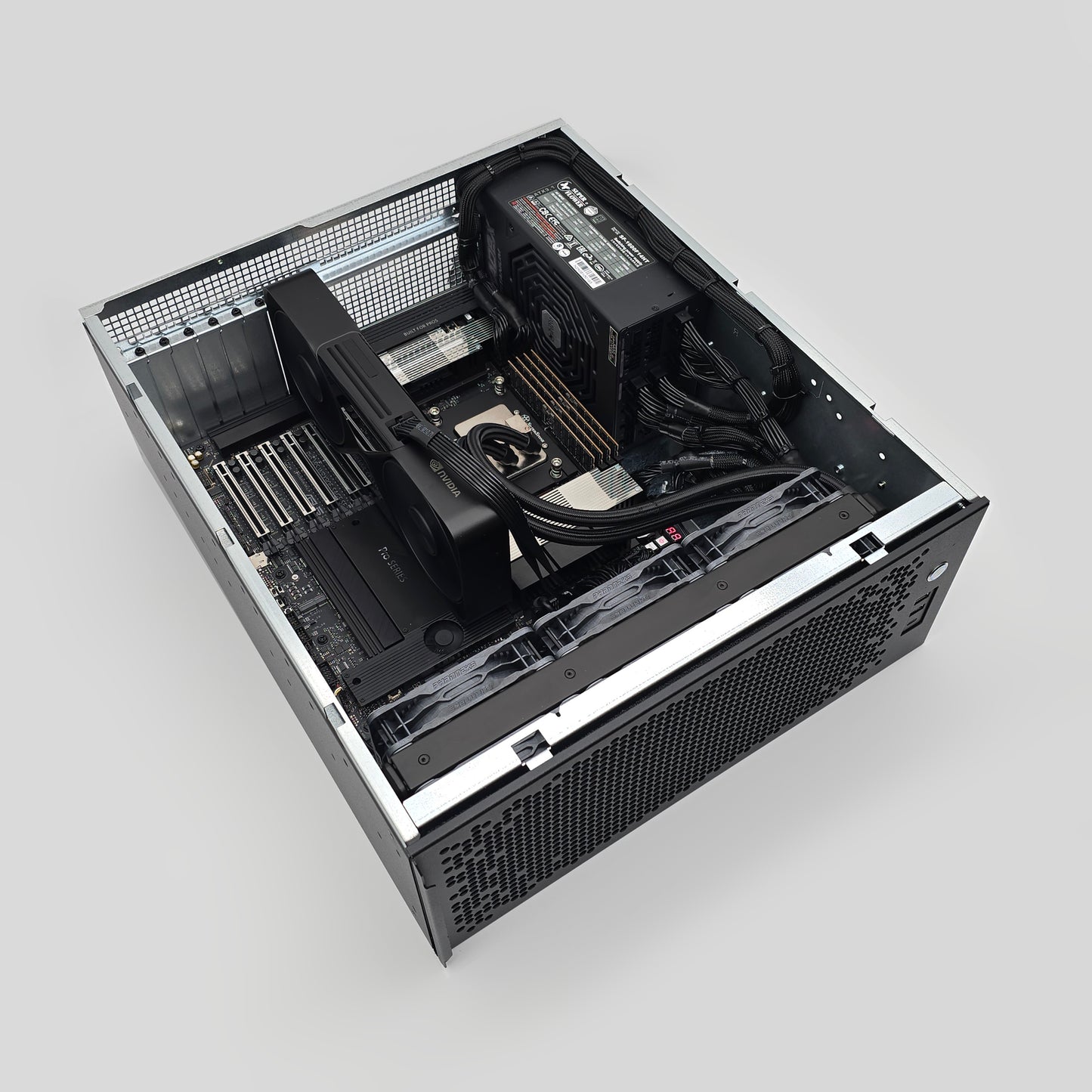 RTX PRO 6000 Blackwell 96GB, Threadripper Pro 9995WX, 512GB DDR5, Custom High End Liquid Cooled AMD/NVIDIA Workstation PC for AI, LLM, ML