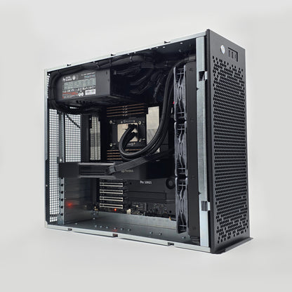 RTX PRO 6000 Blackwell 96GB, Threadripper Pro 9995WX, 512GB DDR5, Custom High End Liquid Cooled AMD/NVIDIA Workstation PC for AI, LLM, ML