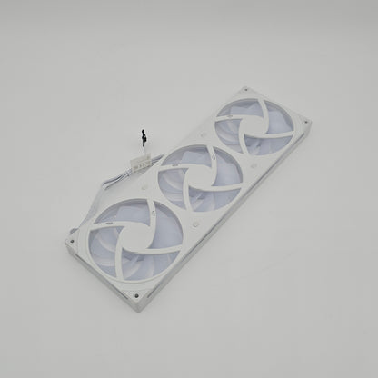 NZXT F360 RGB Core White, 360mm Integrated Triple Fan RGB Cooling