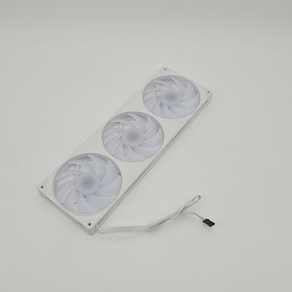 NZXT F360 RGB Core White, 360mm Integrated Triple Fan RGB Cooling