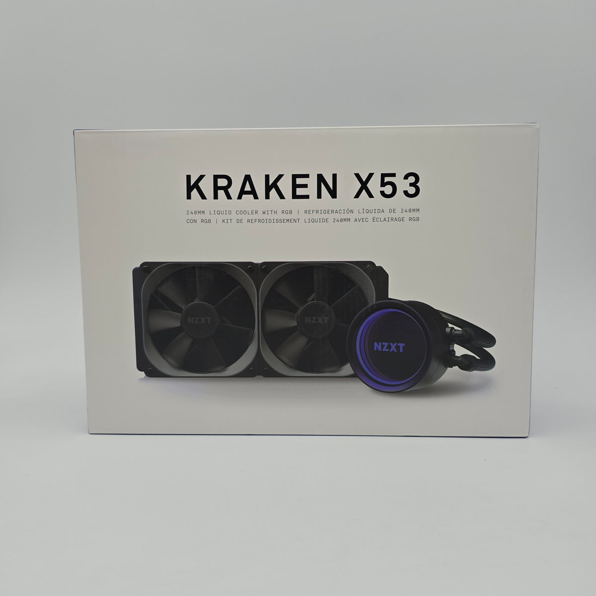 NZXT Kraken X53 RGB (Black), 240mm AIO Liquid Cooler with RGB