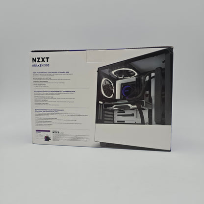 NZXT Kraken X53 RGB (Black), 240mm AIO Liquid Cooler with RGB