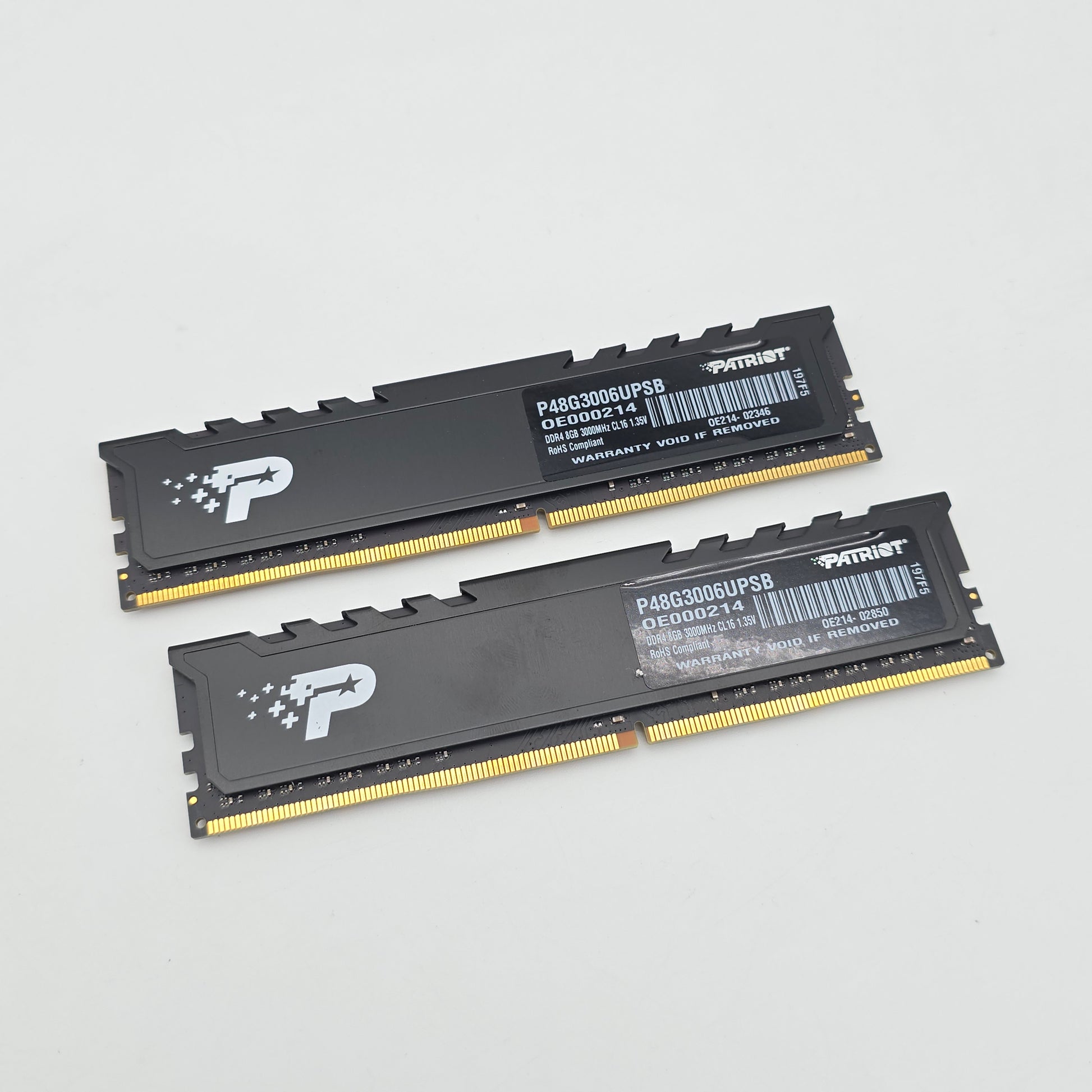 Patriot Signature Premium 16GB DDR4, 3000MHz, CL16, Desktop Gaming Memory RAM (2x8GB)
