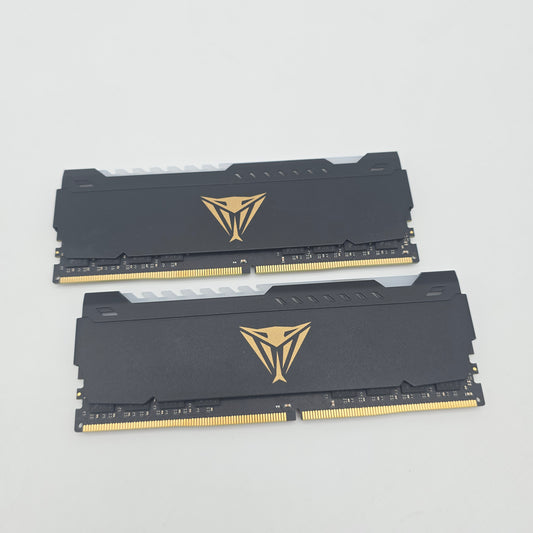 Patriot Viper Steel RGB 32GB DDR4, 3200MHz, CL18, Desktop Gaming Memory RAM (2x16GB)