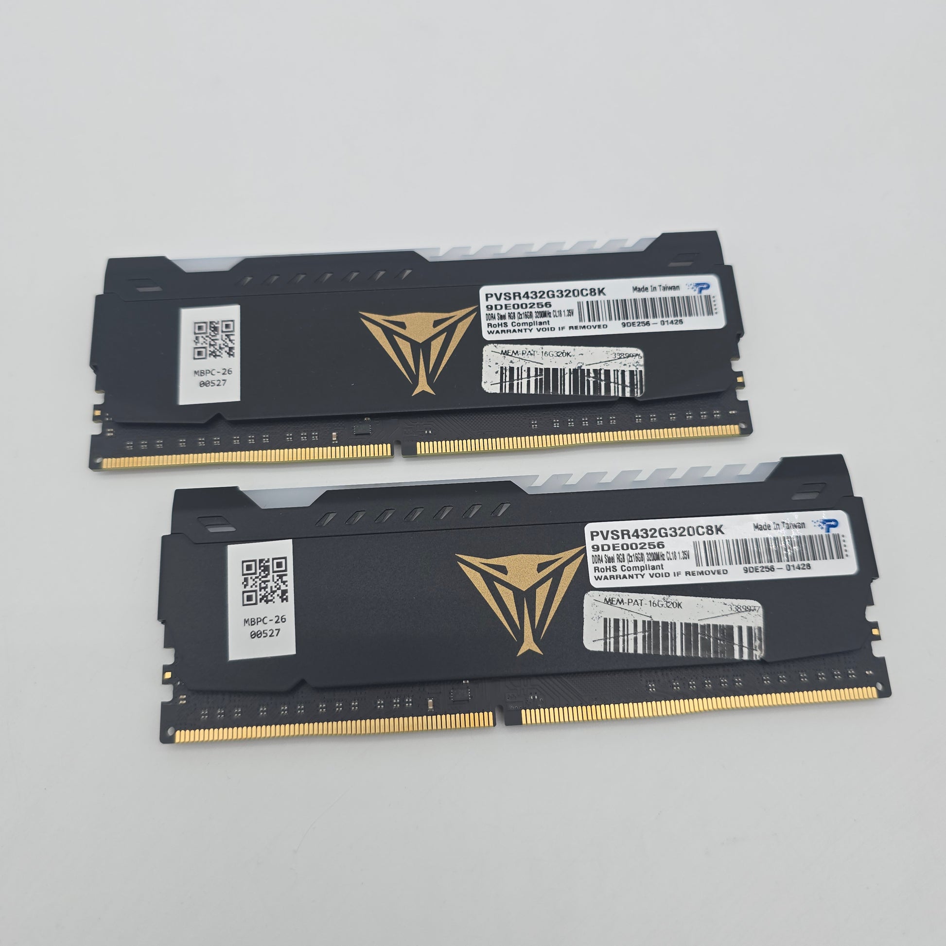 Patriot Viper Steel RGB 32GB DDR4, 3200MHz, CL18, Desktop Gaming Memory RAM (2x16GB)
