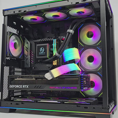 RTX 4090 ROG STRIX, Intel i9-14900K, 48GB 8000MHz DDR5, 8TB, Custom Liquid Cooled Gaming PC