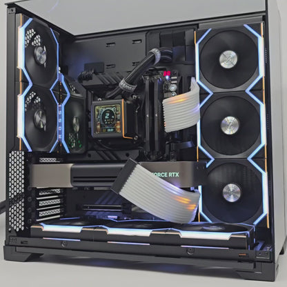 RTX 5080, Ryzen 9800X3D, 64GB DDR5, Custom LCD Liquid Cooled Gaming PC
