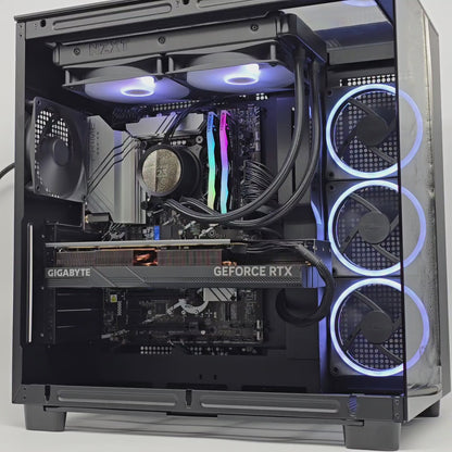 RTX 4090, Intel i9-14900KF, 64GB DDR5, 2TB NVMe, Custom NZXT Liquid Cooled Gaming PC