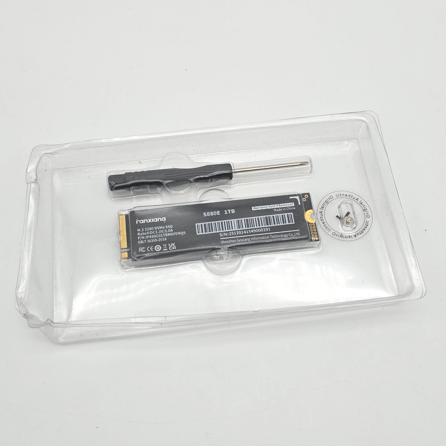 Fanxiang S880E 1TB, NVMe SSD Storage