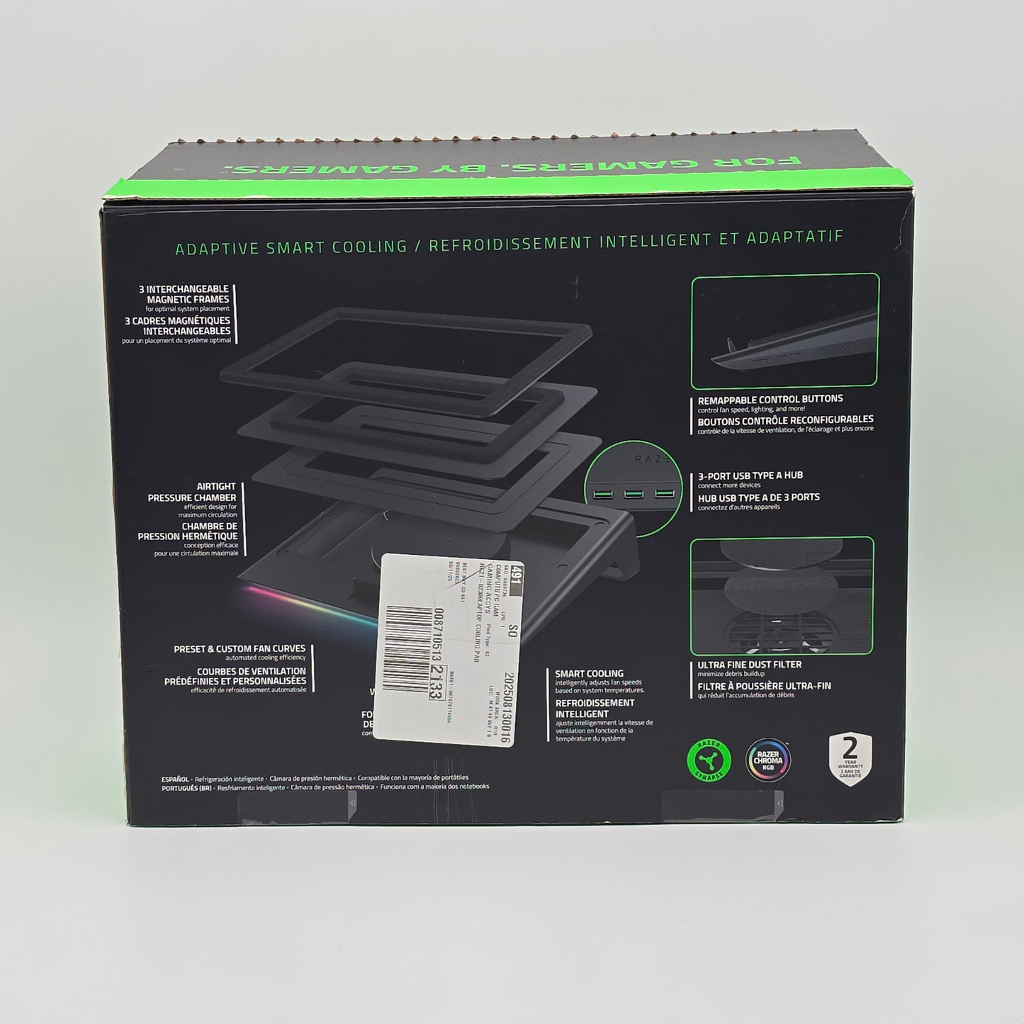 Razer Laptop Cooling Pad, Laptop Accessory
