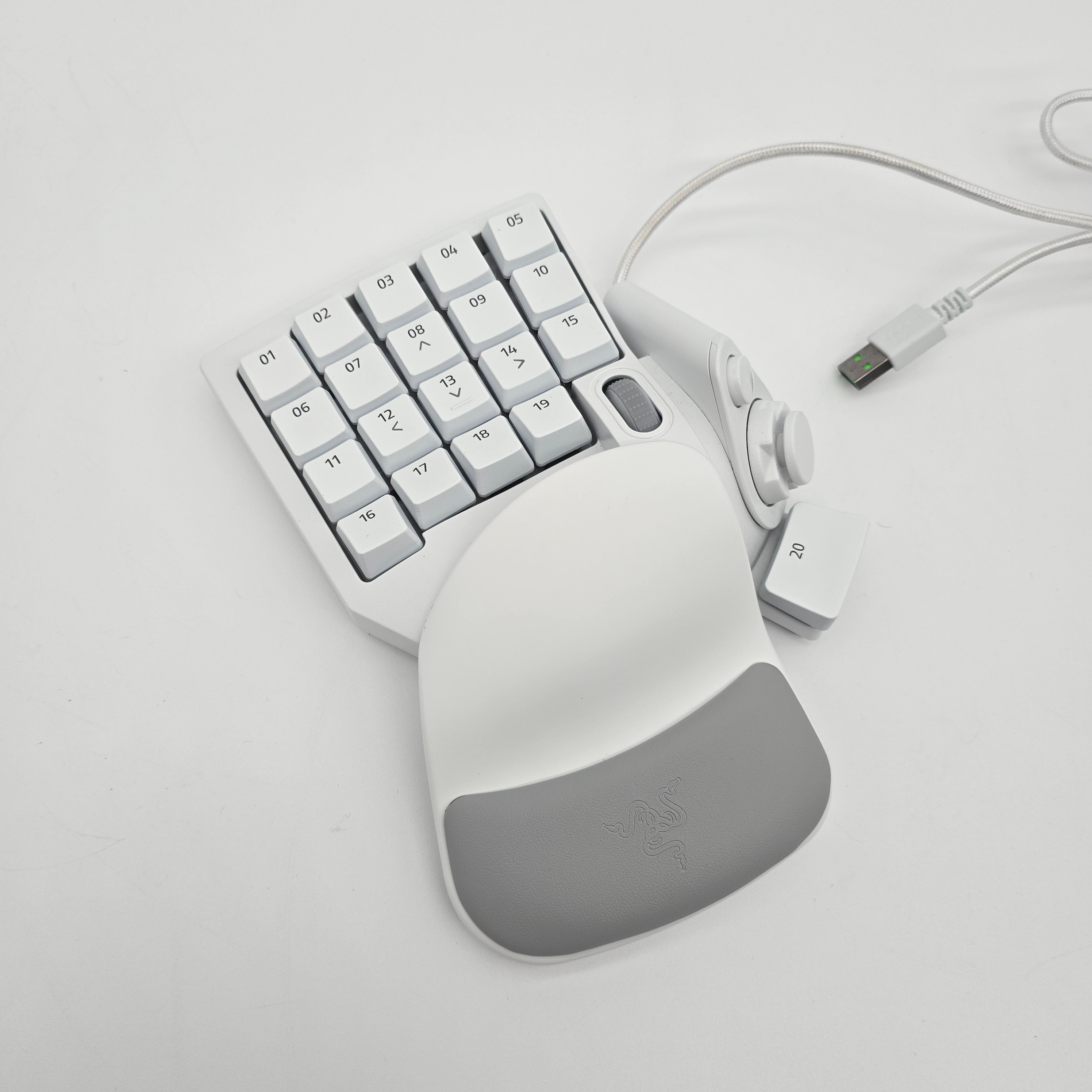 Razer Tartarus Pro Mercury White Analog Optical Gaming Keypad – MBPC