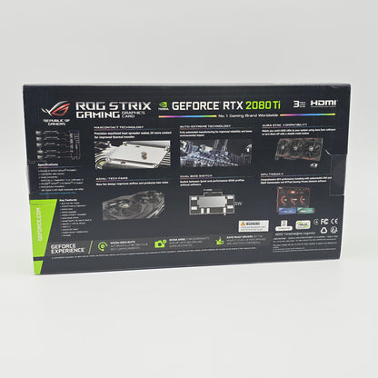 RTX 2080 Ti ASUS ROG STRIX OC 11GB, NVIDIA Gaming Graphics Card GPU