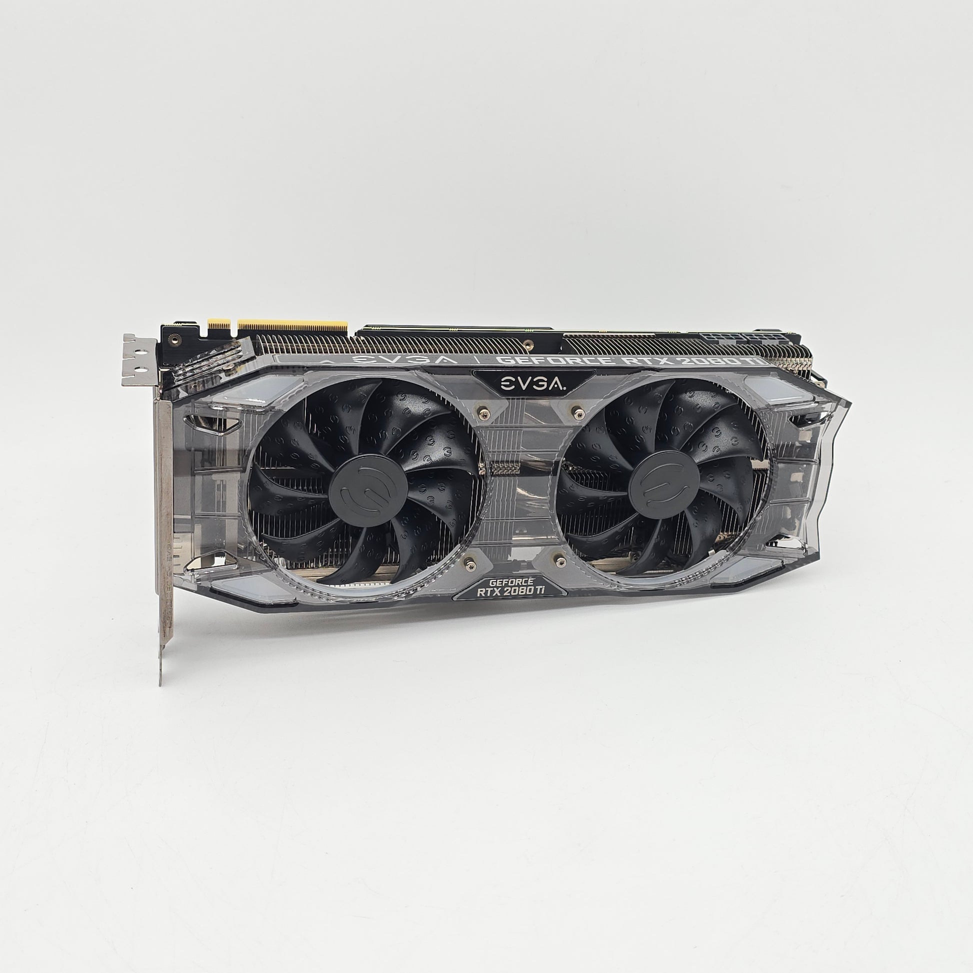 EVGA graphics card on a white background