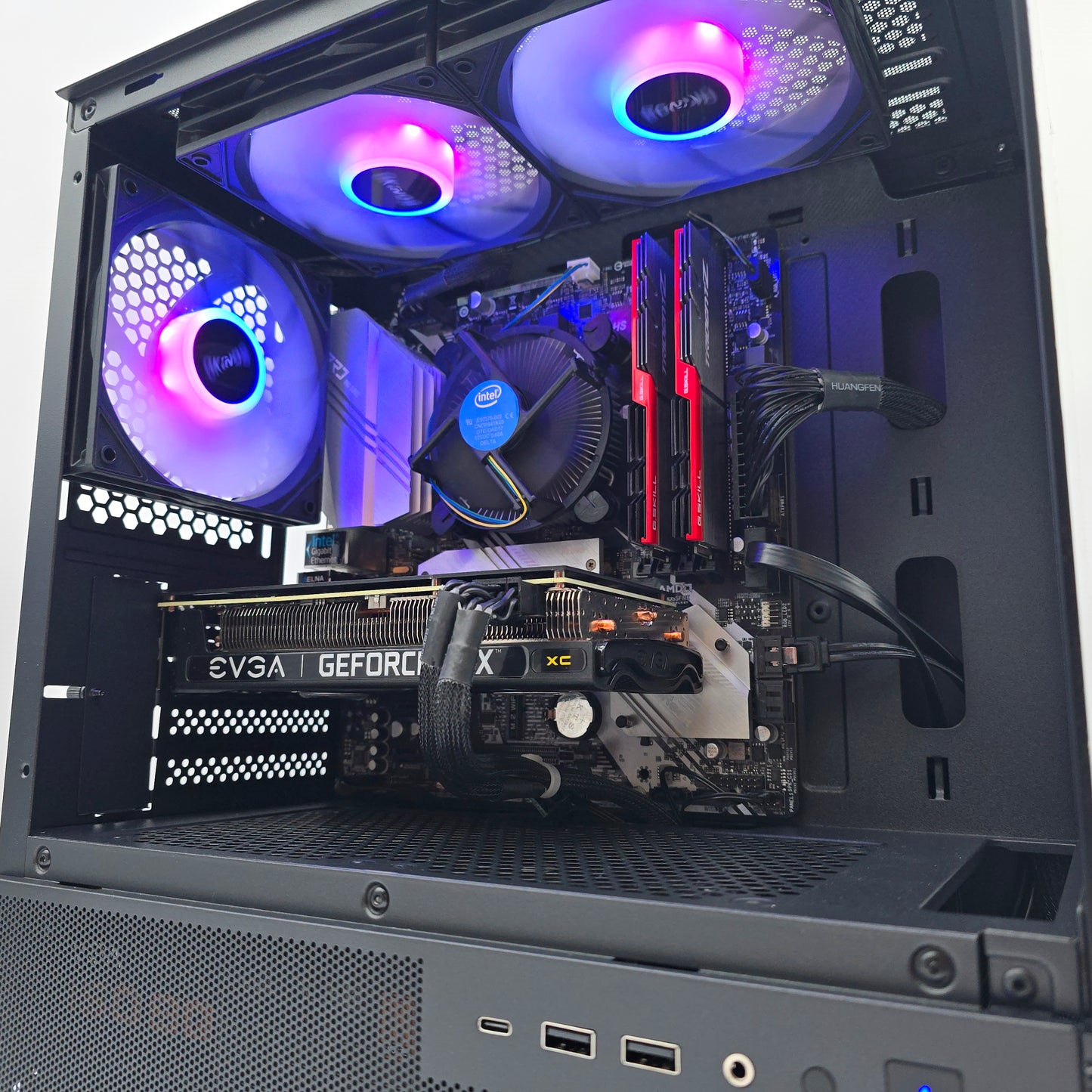 RTX 3060, Intel i5-9400F, 16GB DDR4, 512GB NVMe, Custom Prebuilt Gaming PC