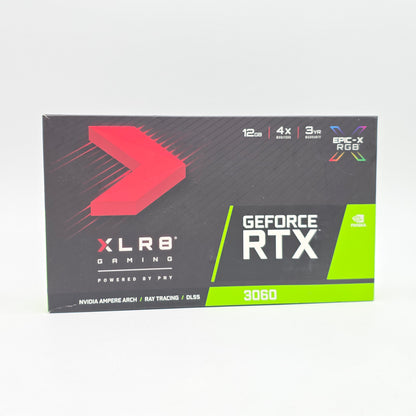 RTX 3060 PNY XLR8 Gaming 12GB, NVIDIA Gaming Graphics Card GPU