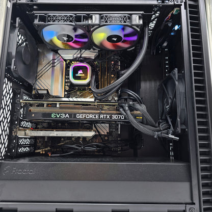 RTX 3070, Intel i7-12700K, 32GB DDR5, 1TB, Liquid Cooled Prebuilt Gaming PC