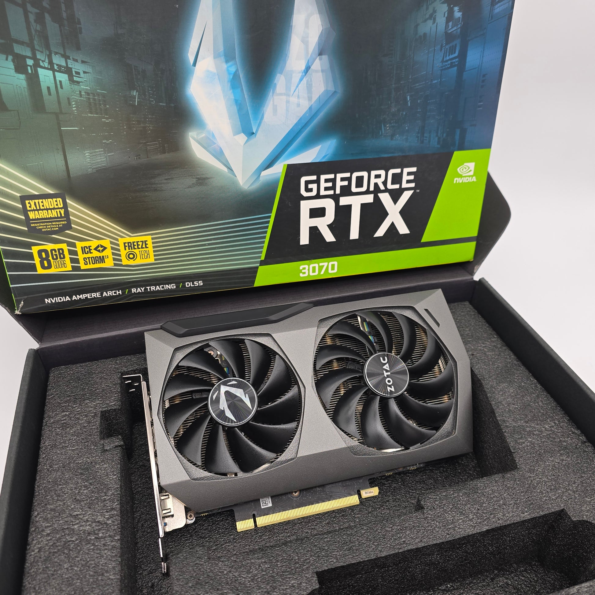 RTX 3070 Zotac Twin Edge OC 8GB, NVIDIA Gaming Graphics Card GPU