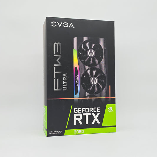 RTX 3080 EVGA FTW3 ULTRA 10GB, NVIDIA Gaming Graphics Card GPU