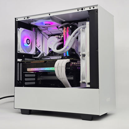 RTX 3080 FTW3, i9-12900K, 32GB DDR5, Custom White Liquid Cooled Gaming PC