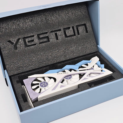 RTX 3080 Yeston Sakura White 10GB, NVIDIA Gaming Graphics Card GPU
