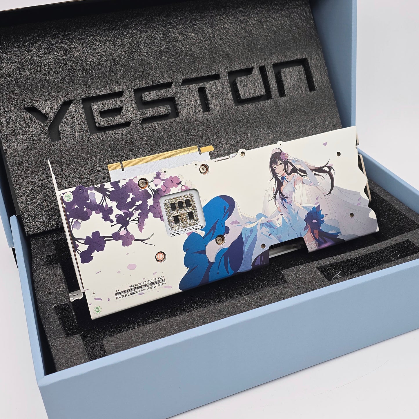 RTX 3080 Yeston Sakura White 10GB, NVIDIA Gaming Graphics Card GPU