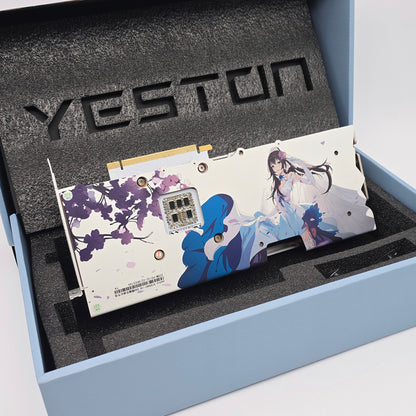 RTX 3080 Yeston Sakura White 10GB, NVIDIA Gaming Graphics Card GPU