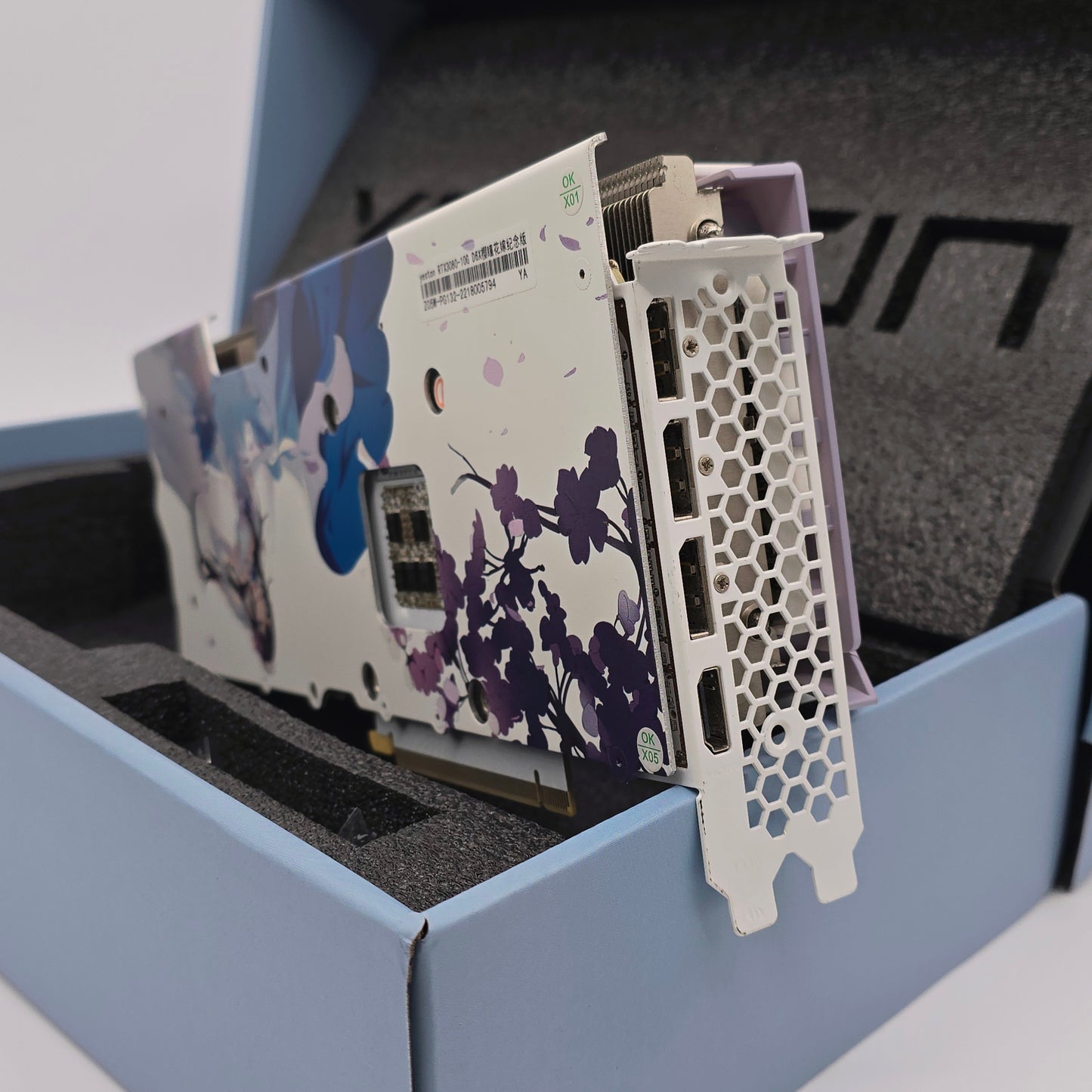 RTX 3080 Yeston Sakura White 10GB, NVIDIA Gaming Graphics Card GPU