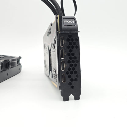 RTX 3090 EVGA FTW3 Ultra Hybrid 24GB, NVIDIA Gaming Graphics Card GPU, AIO Liquid Cooled