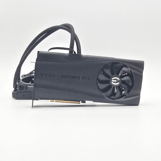 RTX 3090 EVGA FTW3 Ultra Hybrid 24GB, NVIDIA Gaming Graphics Card GPU, AIO Liquid Cooled