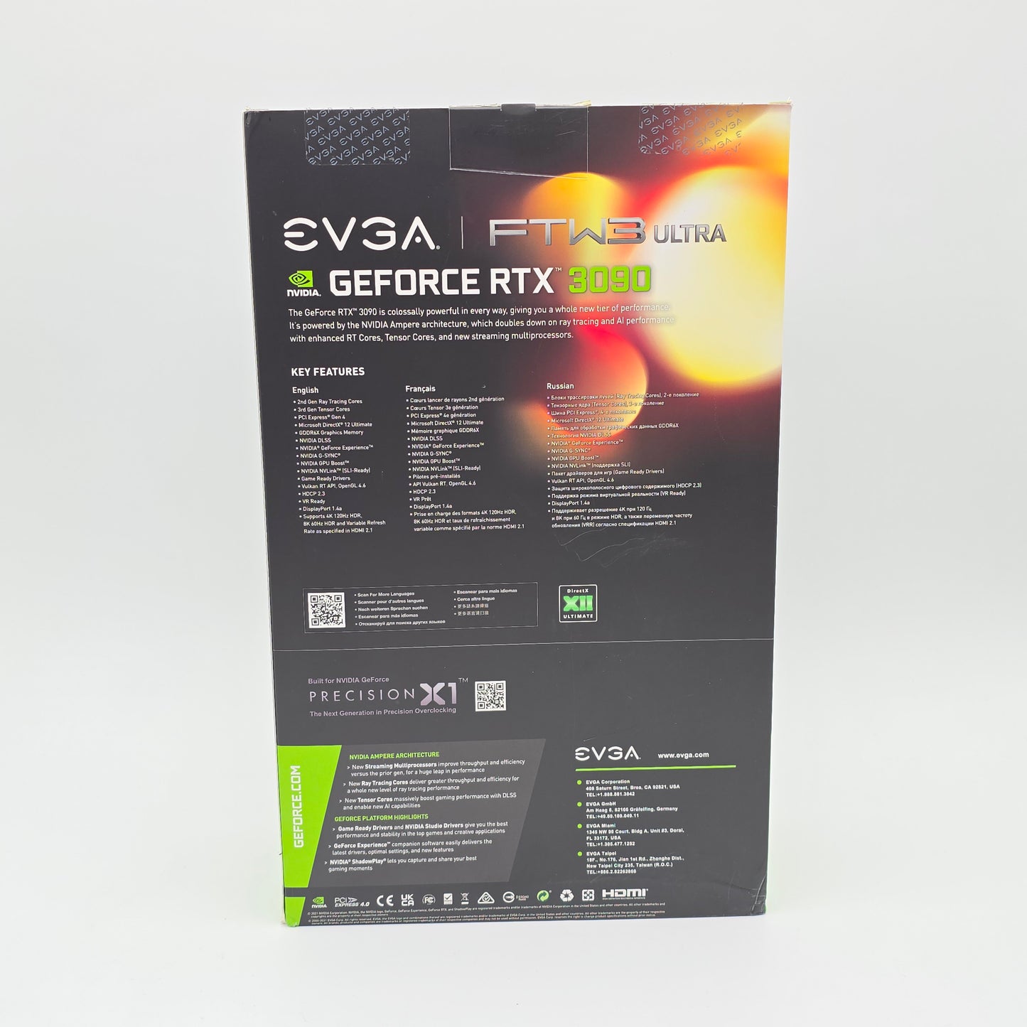 RTX 3090 EVGA FTW3 Ultra 24GB, NVIDIA Gaming Graphics Card GPU