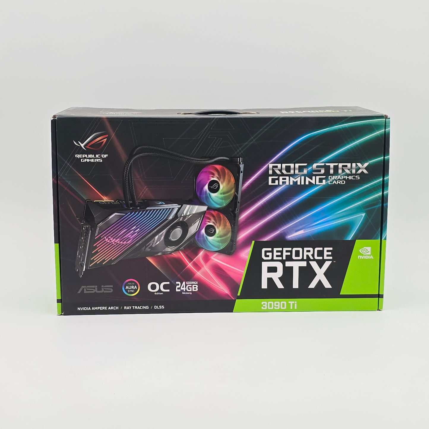 RTX 3090 Ti ASUS ROG STRIX OC LC 24GB AIO, NVIDIA Gaming Graphics Card GPU