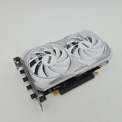 RTX 4060 MSI Ventus 2X White OC 8GB, NVIDIA Gaming Graphics Card GPU