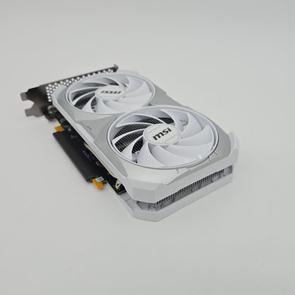 RTX 4060 MSI Ventus 2X White OC 8GB, NVIDIA Gaming Graphics Card GPU